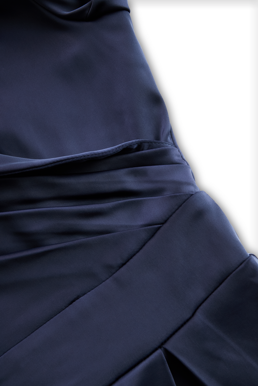 VICTORIA™ | Satin Elegance Midi Dress