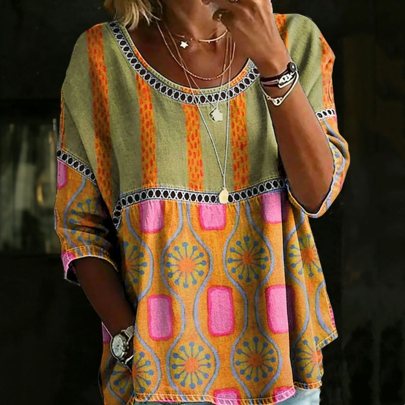 MARGOT | Vintage Print Blouse