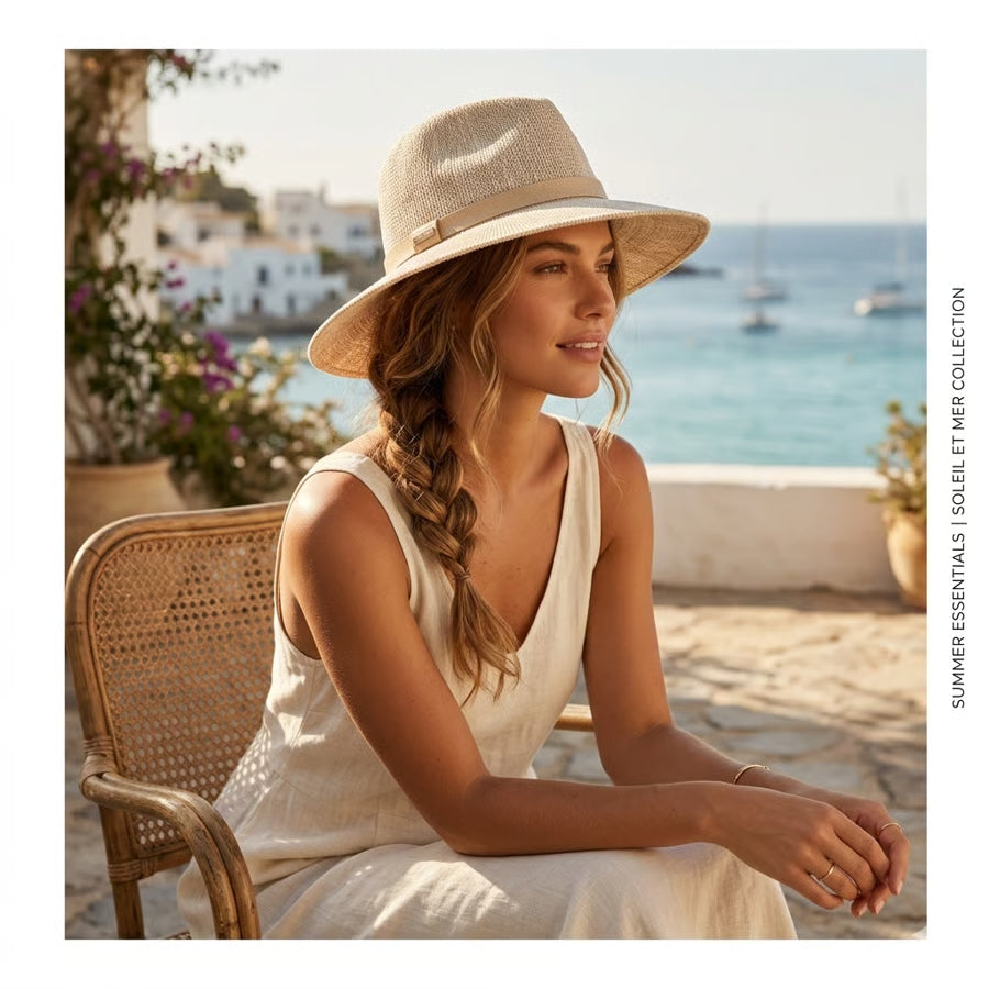FLORA | Packable Knit Fedora Hat