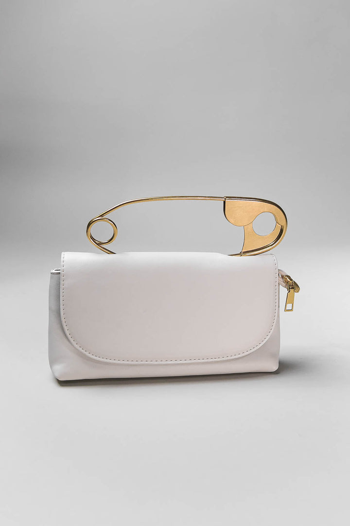 IVORY | Pin Bag with Shoulder Strap