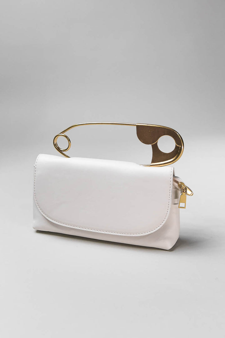 IVORY | Pin Bag with Shoulder Strap
