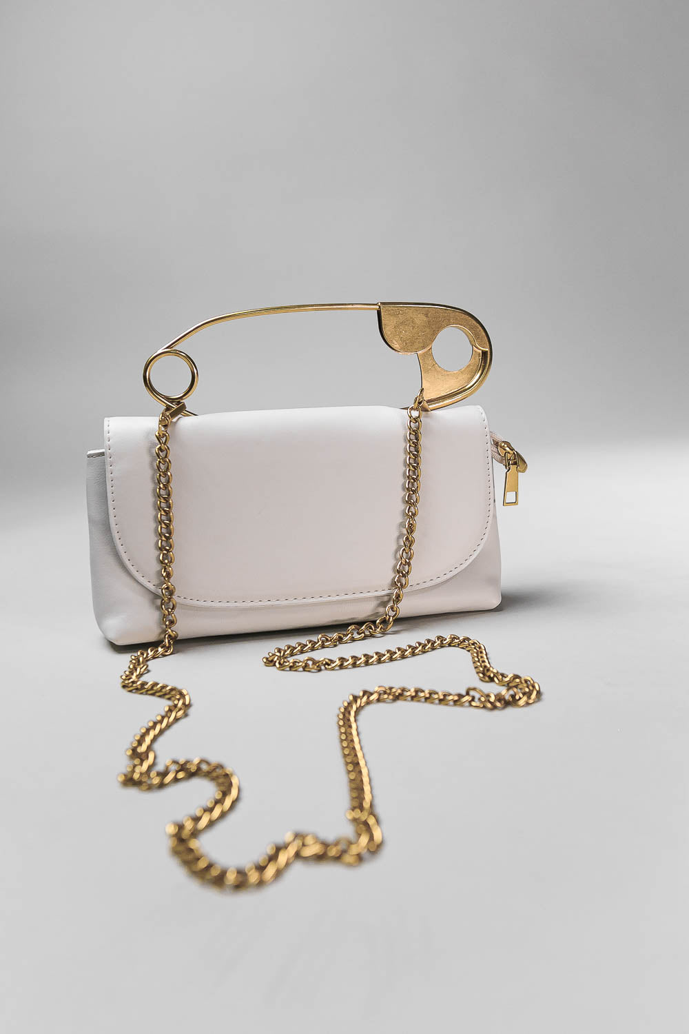 IVORY | Pin Bag with Shoulder Strap