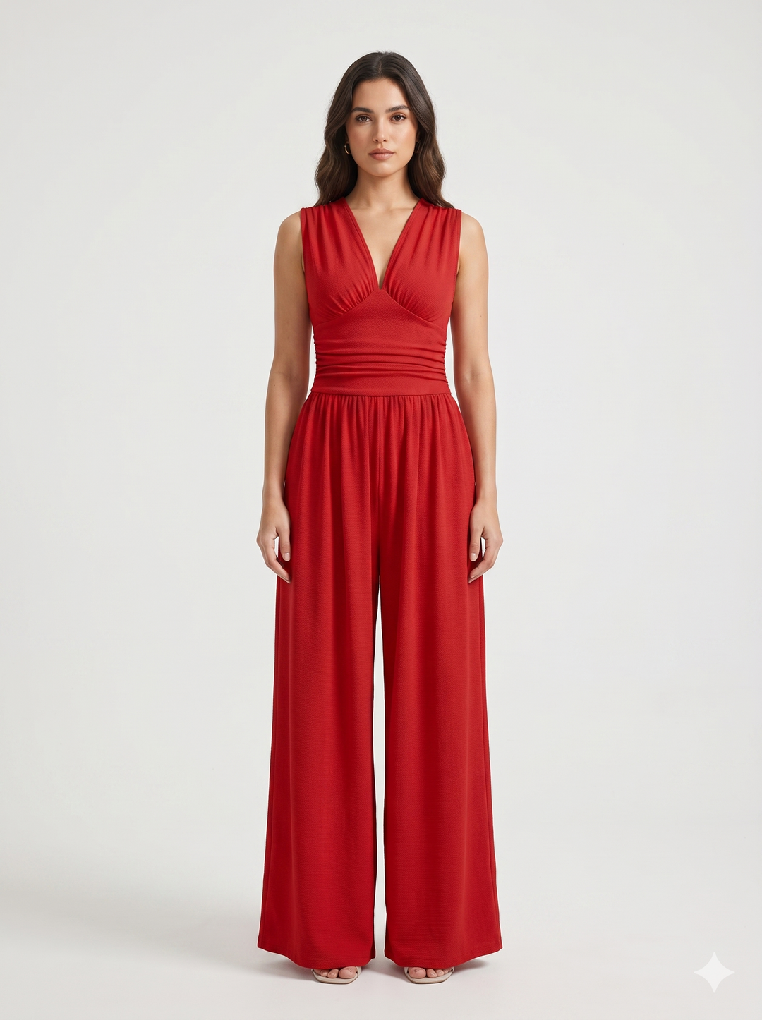 CHARITY – Chic Sleeveless Wide-Leg Jumpsuit
