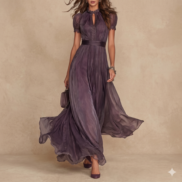 FLAVIA™ | Elegant Chiffon Dress