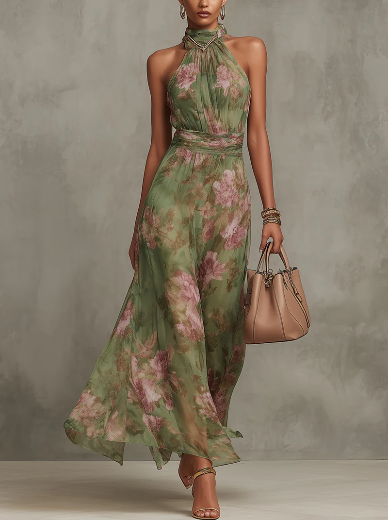 SOPHIE | Elegant Floral Summer Dress