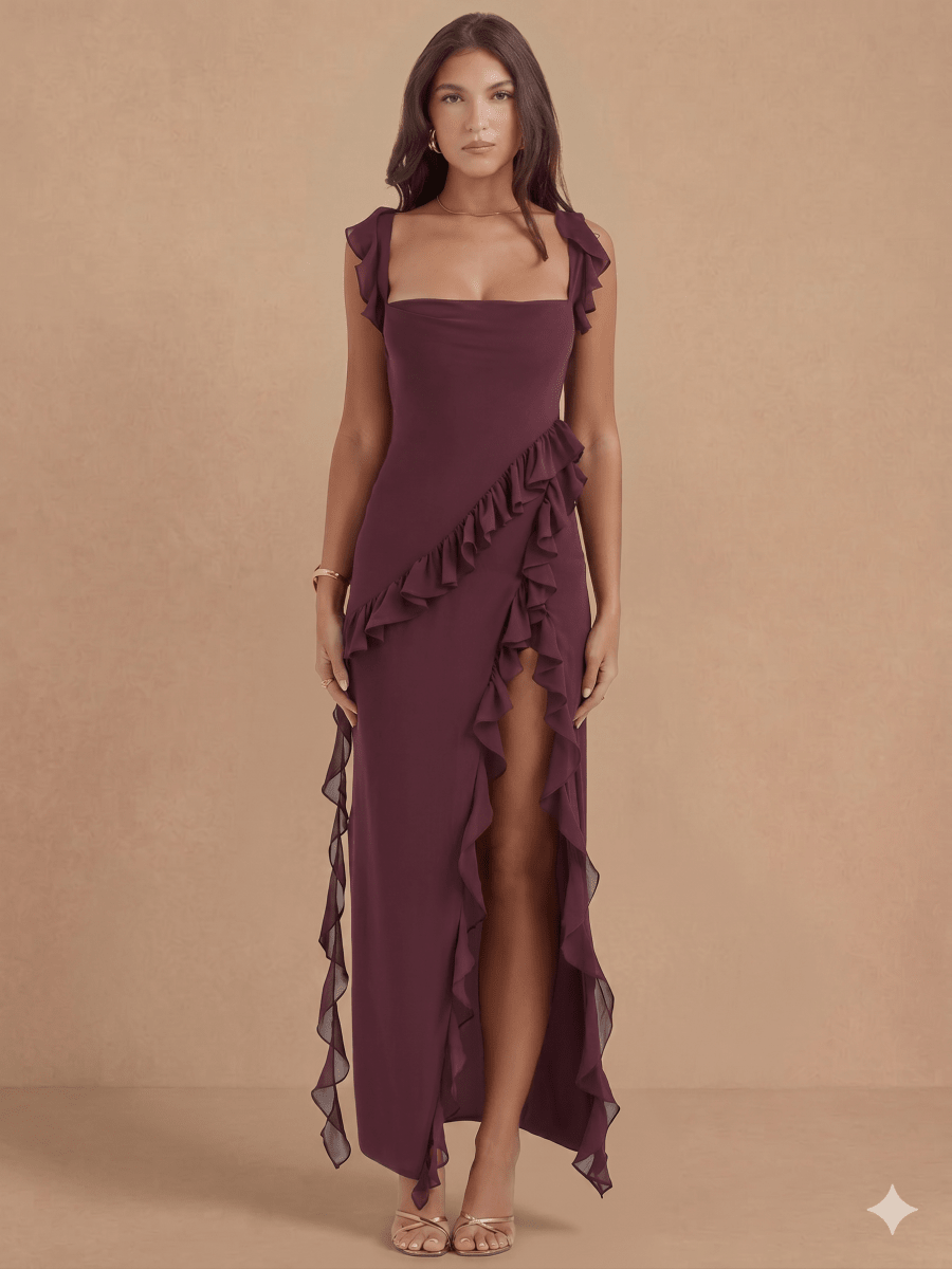 AMIRA | Long Strappy Dress - Harry & Olivia Birmingham