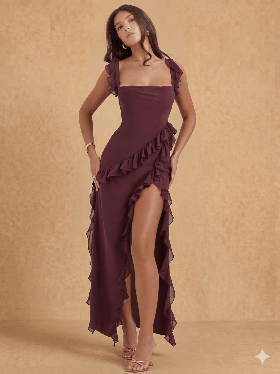 AMIRA | Long Strappy Dress - Harry & Olivia Birmingham