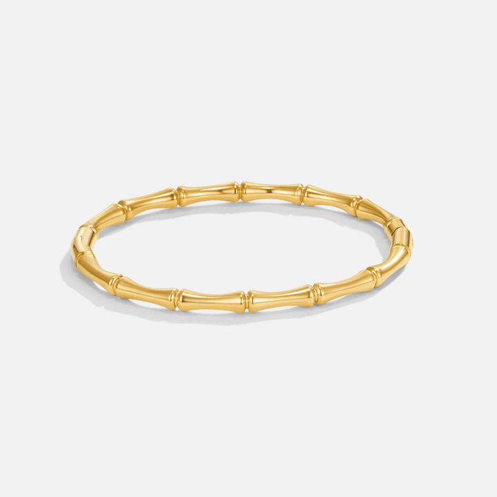 Ara Golden Bamboo Bangle - Harry & Olivia Birmingham