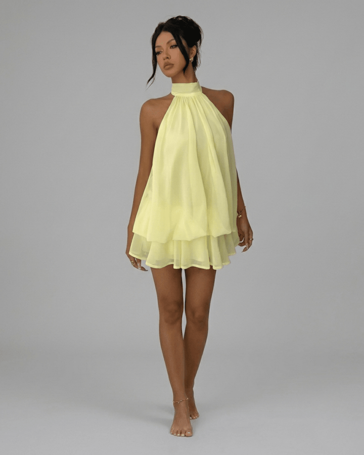 ARIA | Halter Mini Dress - Harry & Olivia Birmingham