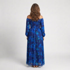 Aspen | Off Shoulder Floral Maxi Dress - Harry & Olivia Birmingham