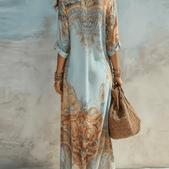 Baroque™️ | Elegant flowing summer dress - Harry & Olivia Birmingham