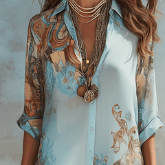 Baroque™️ | Elegant flowing summer dress - Harry & Olivia Birmingham