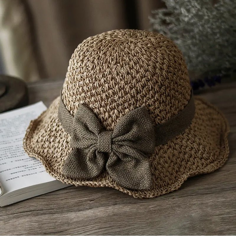 BELLE | Woven Straw Sun Hat - Harry & Olivia Birmingham
