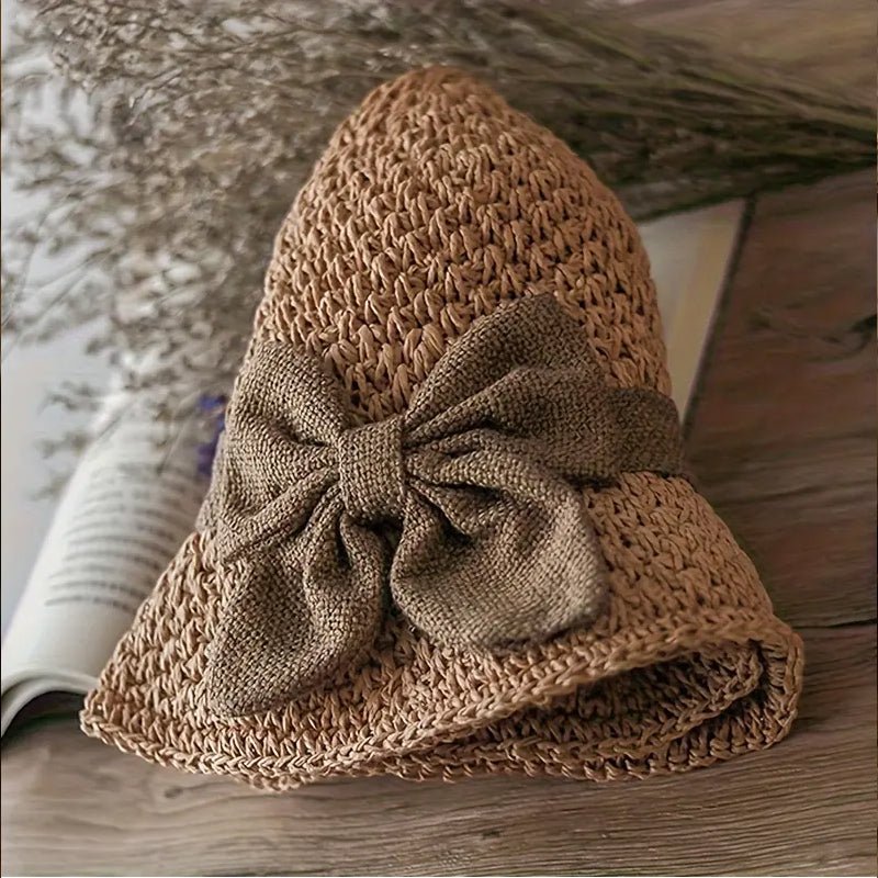 BELLE | Woven Straw Sun Hat - Harry & Olivia Birmingham