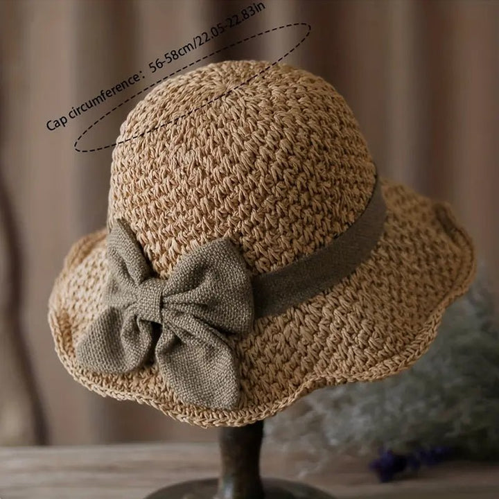 BELLE | Woven Straw Sun Hat - Harry & Olivia Birmingham