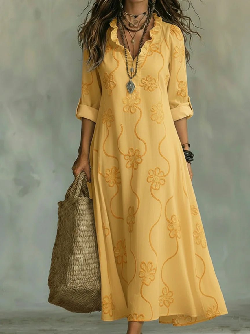 Bobbie - Floral Maxi Dress for Summer Days - Harry & Olivia Birmingham