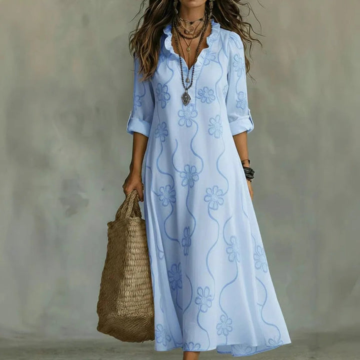 Bobbie - Floral Maxi Dress for Summer Days - Harry & Olivia Birmingham