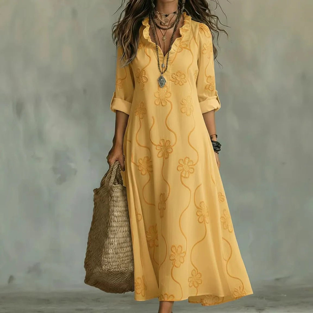 Bobbie - Floral Maxi Dress for Summer Days - Harry & Olivia Birmingham