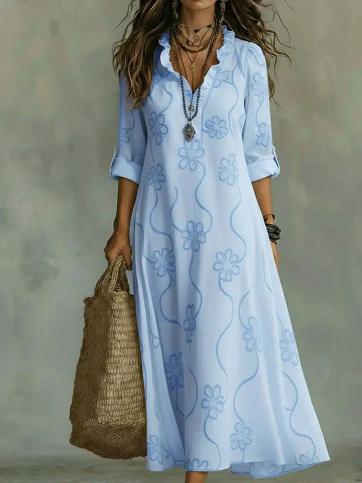 Bobbie - Floral Maxi Dress for Summer Days - Harry & Olivia Birmingham