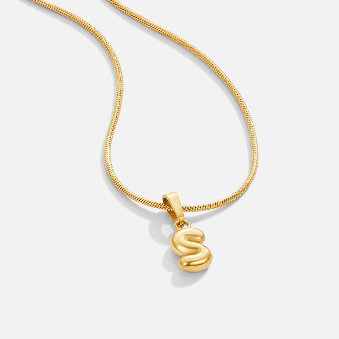 Bubble Letter Necklace - Harry & Olivia Birmingham