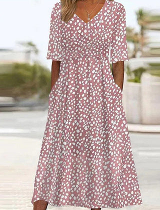 CARLINE | Polka Dot Midi Dress - Harry & Olivia Birmingham