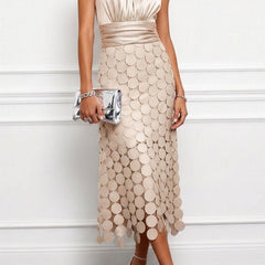 Céline | Elegant Midi Dress - Harry & Olivia Birmingham