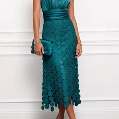 Céline | Elegant Midi Dress - Harry & Olivia Birmingham