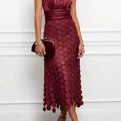 Céline | Elegant Midi Dress - Harry & Olivia Birmingham
