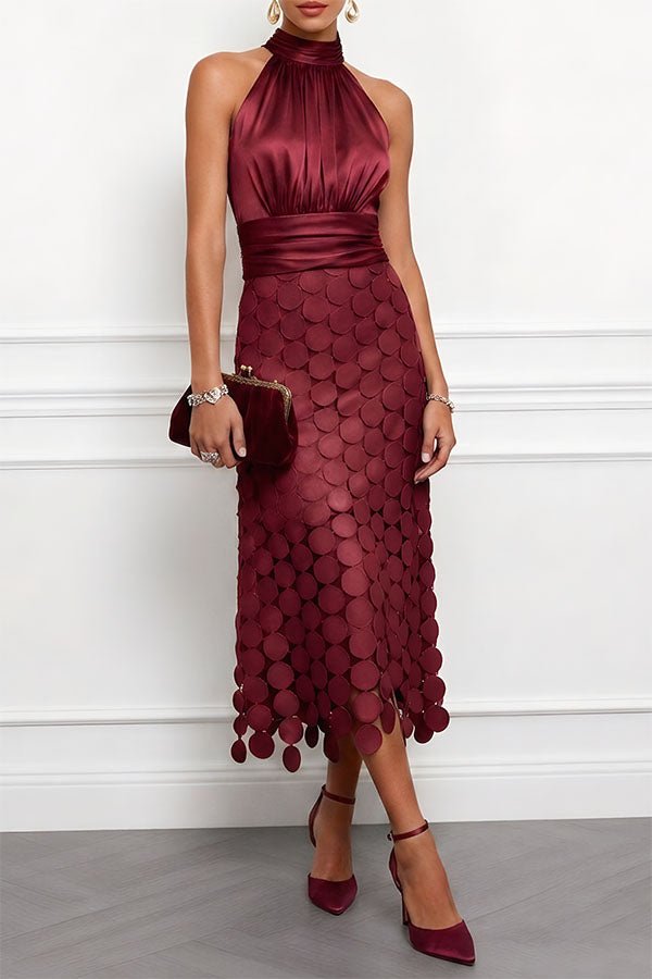 Céline | Elegant Midi Dress - Harry & Olivia Birmingham