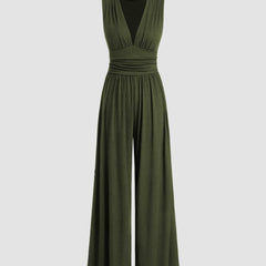 CHARITY – Chic Sleeveless Wide-Leg Jumpsuit - Harry & Olivia Birmingham