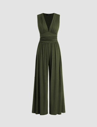 CHARITY – Chic Sleeveless Wide-Leg Jumpsuit - Harry & Olivia Birmingham