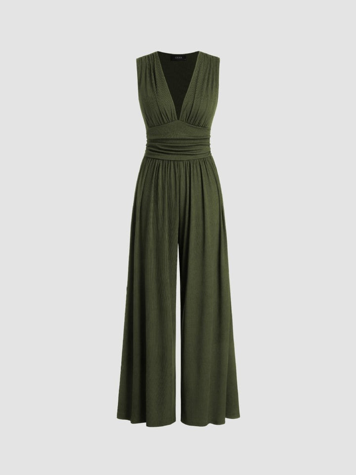 CHARITY – Chic Sleeveless Wide-Leg Jumpsuit - Harry & Olivia Birmingham