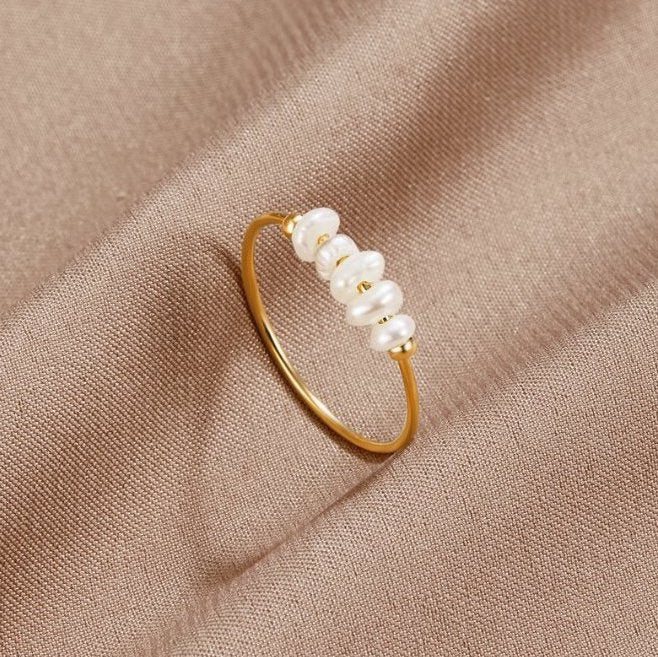 Classic Freshwater Pearl Ring - Harry & Olivia Birmingham