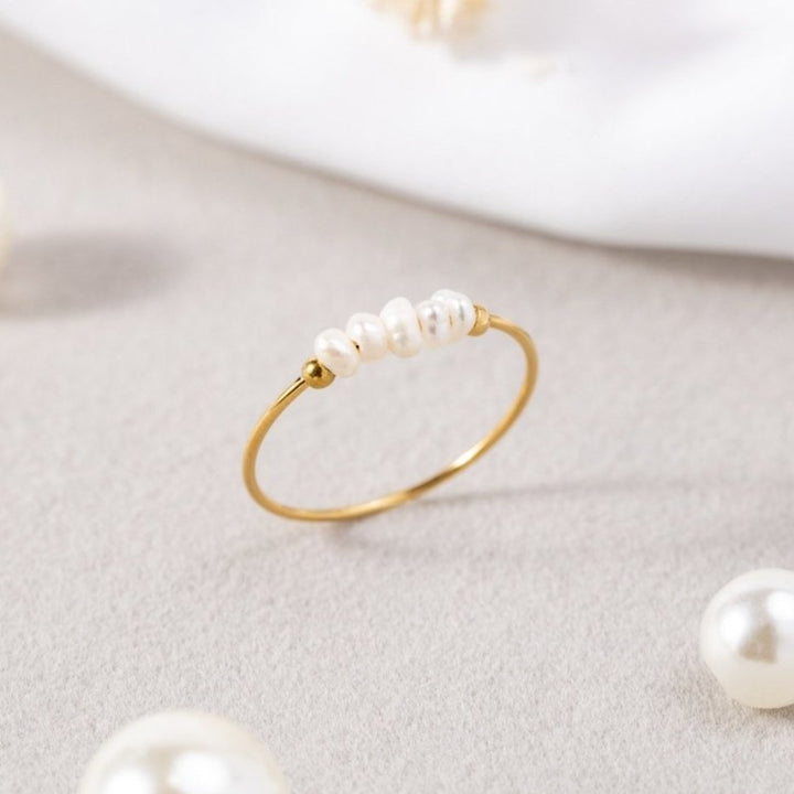 Classic Freshwater Pearl Ring - Harry & Olivia Birmingham