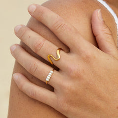 Classic Freshwater Pearl Ring - Harry & Olivia Birmingham