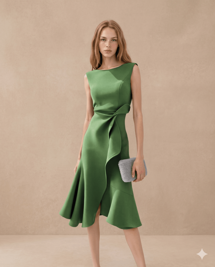 DARLENE™ | Sophisticated Midi Dress - Harry & Olivia Birmingham