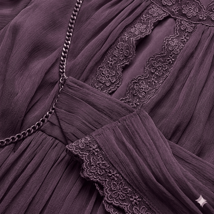 FLAVIA™ | Elegant Chiffon Dress - Harry & Olivia Birmingham