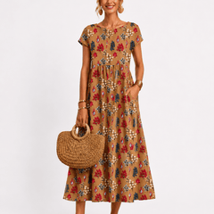 Florene | short sleeve summer dress - Harry & Olivia Birmingham