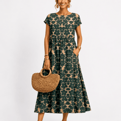 Florene | short sleeve summer dress - Harry & Olivia Birmingham