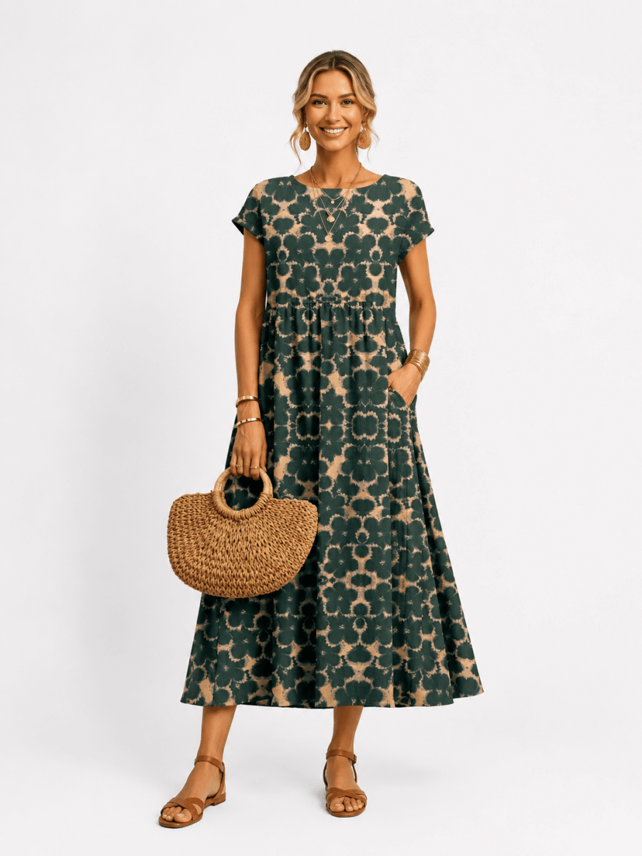 Florene | short sleeve summer dress - Harry & Olivia Birmingham