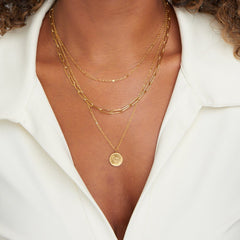 Geya Coin Layered Necklace - Harry & Olivia Birmingham