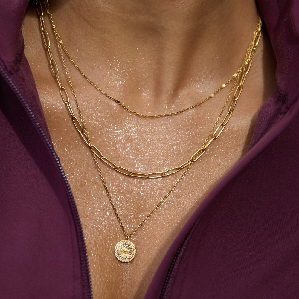 Geya Coin Layered Necklace - Harry & Olivia Birmingham