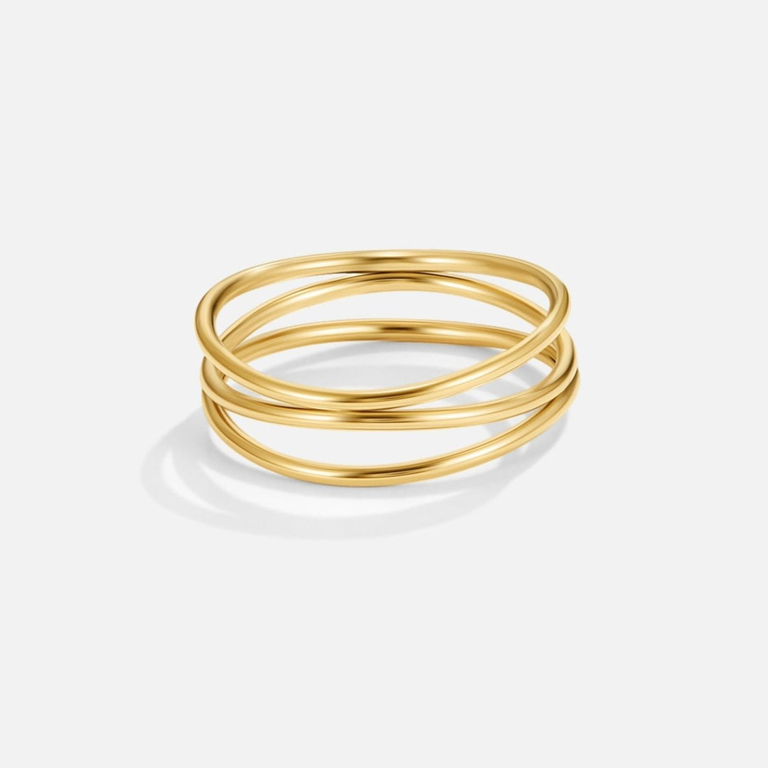 Gold Infinity Loop Ring - Harry & Olivia Birmingham
