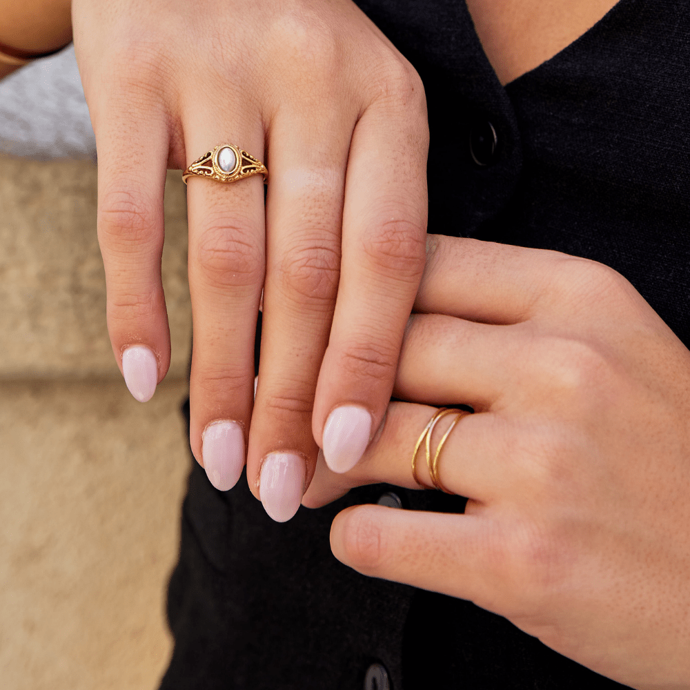 Gold Infinity Loop Ring - Harry & Olivia Birmingham