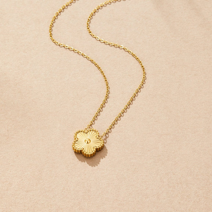 Golden Clover Necklace - Harry & Olivia Birmingham
