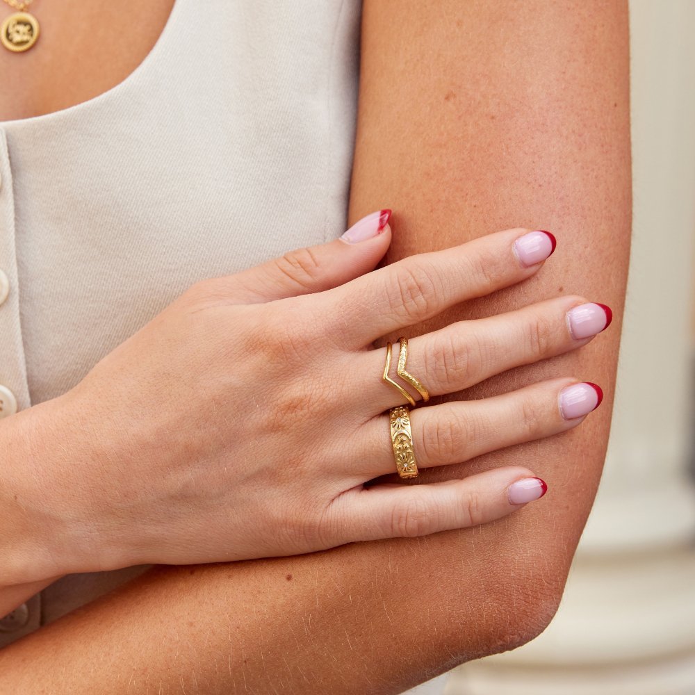 Harper Layered Wrap Ring - Harry & Olivia Birmingham