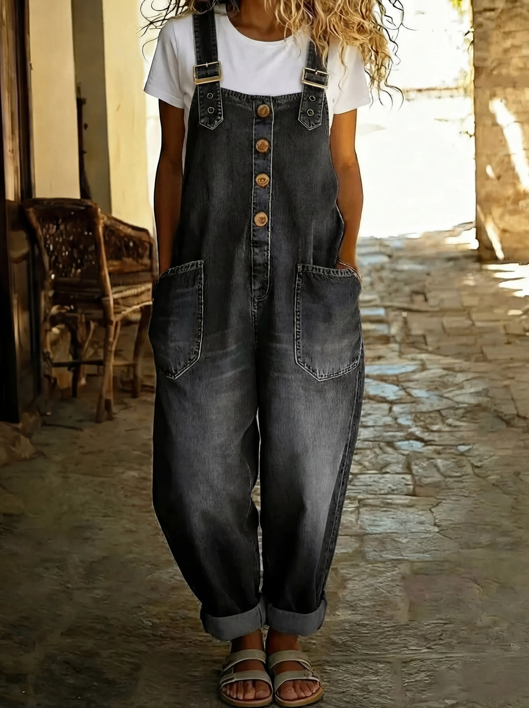 JUUL | Denim Jumpsuit