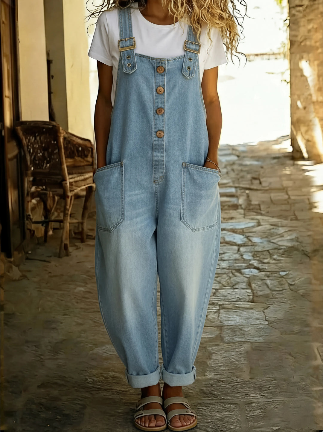 JUUL | Denim Jumpsuit