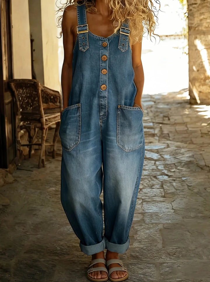JUUL | Denim Jumpsuit - Harry & Olivia Birmingham