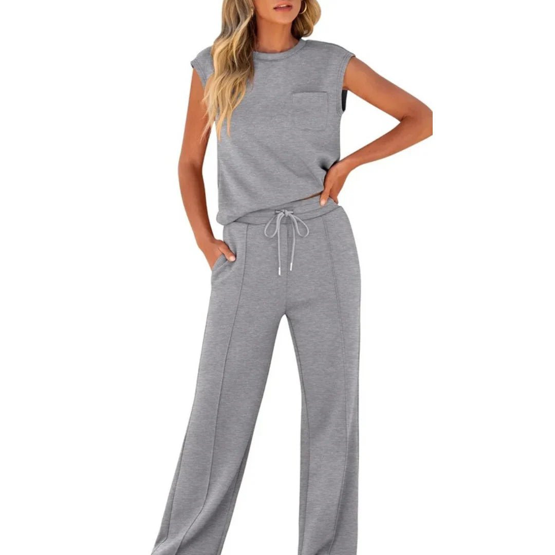 KAIYA™ – Casual Summer Lounge Co-Ord - Harry & Olivia Birmingham